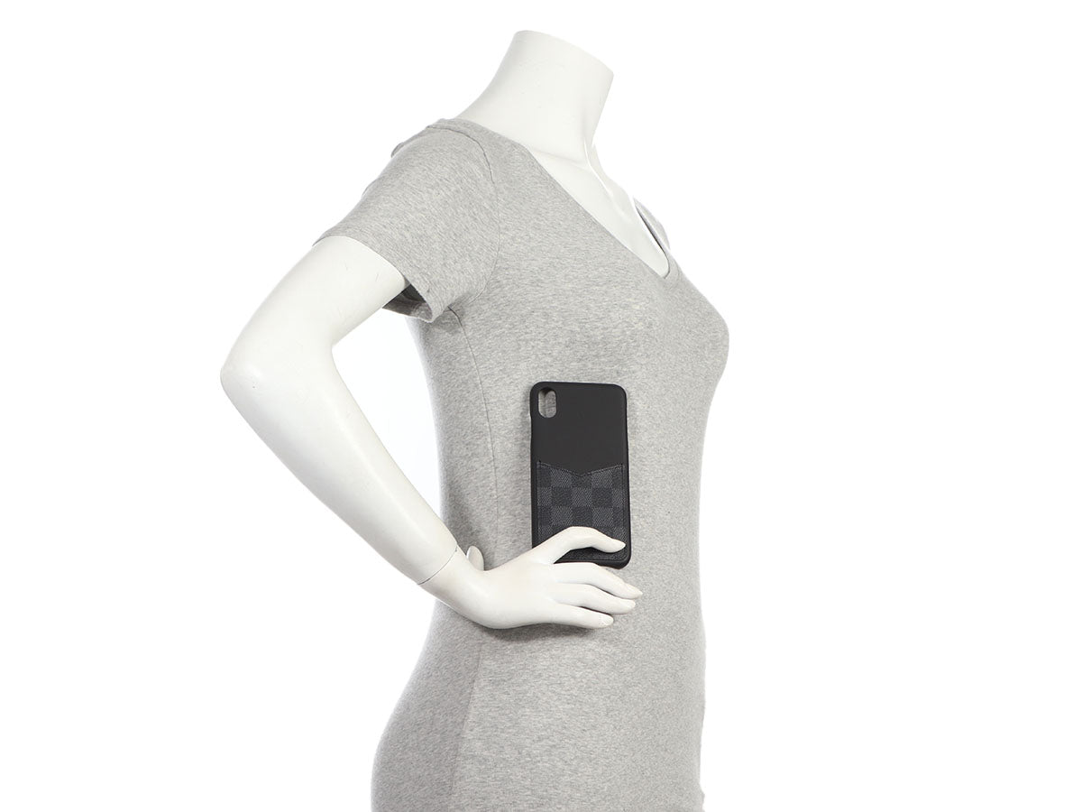 Louis Vuitton Damier Graphite XS/Max Phone Case - Ann's Fabulous Closeouts