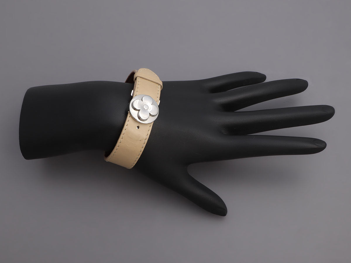 Louis Vuitton Beige Vernis Wish Wrap Bracelet - Ann's Fabulous Closeouts