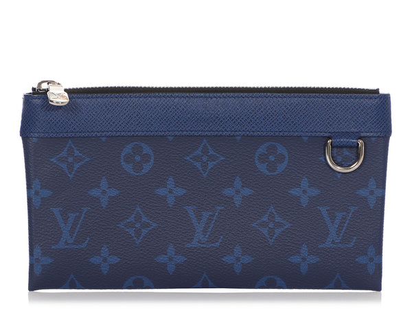 LOUIS VUITTON Marc Jacobs Turquoise Suede and Gold LV Monogram Lock Evening  Bag
