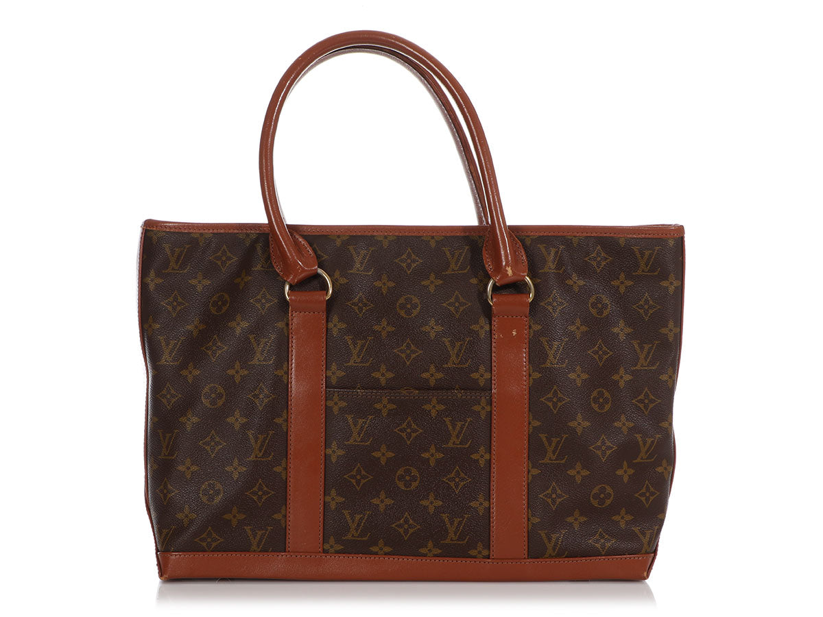 Louis Vuitton Monogram Sac Weekend PM Zip Tote Bag