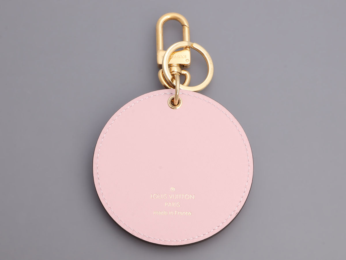 lv pink keychain