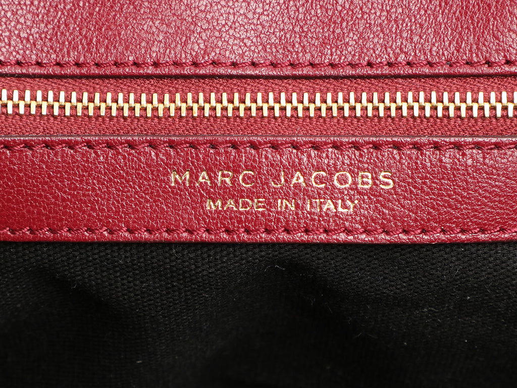 Marc Jacobs Burgundy Little Stam Crossbody Bag
