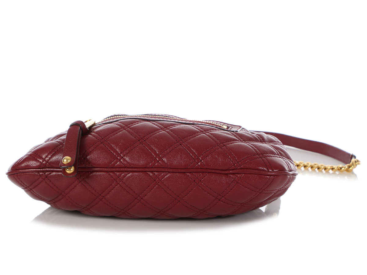 Marc Jacobs The The Mini Tote Bag Burgundy in Red