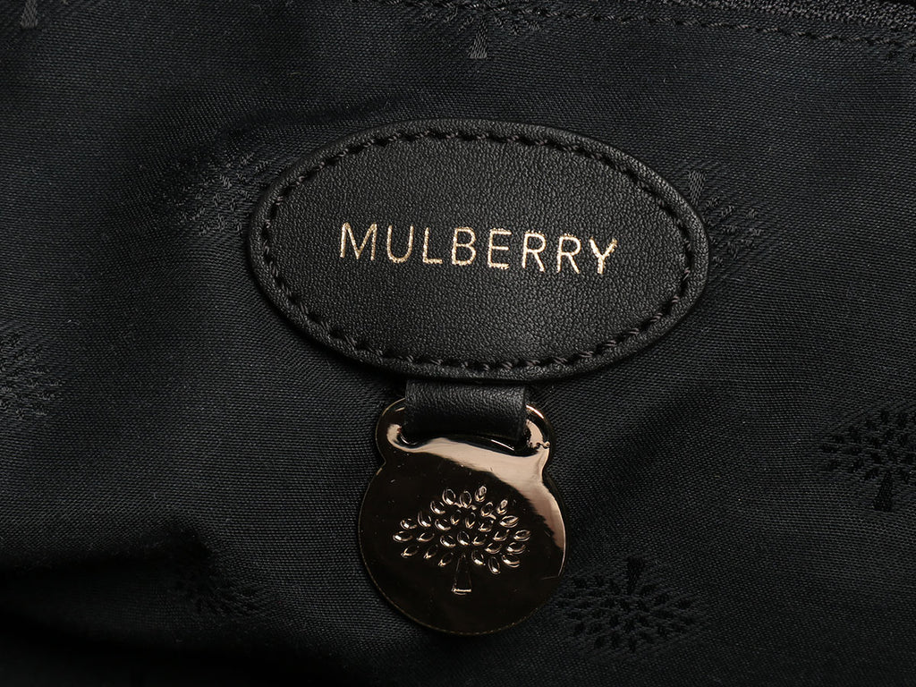 Mulberry Black Maisie Clipper Satchel