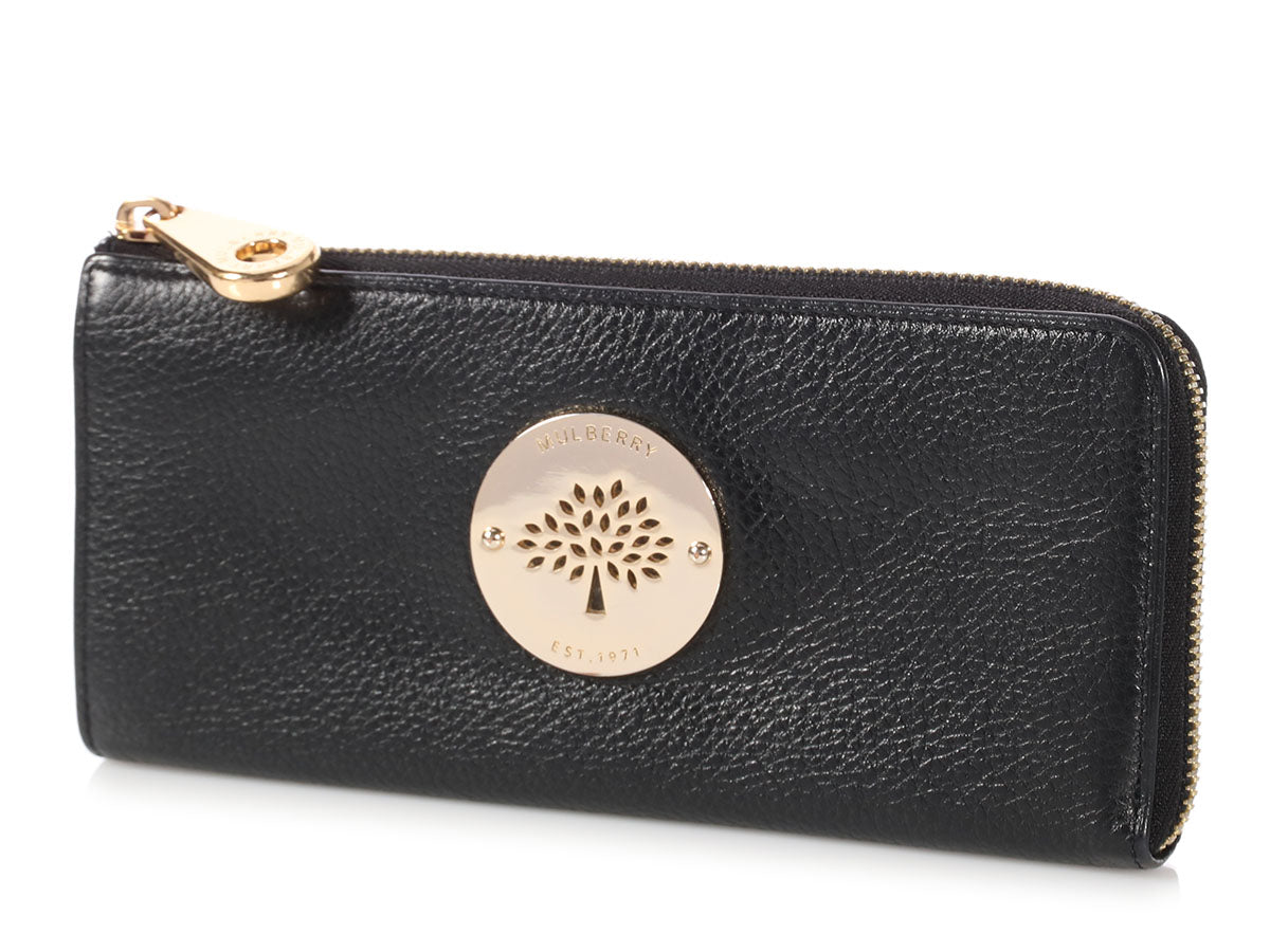 Mulberry Black Leather Wallet