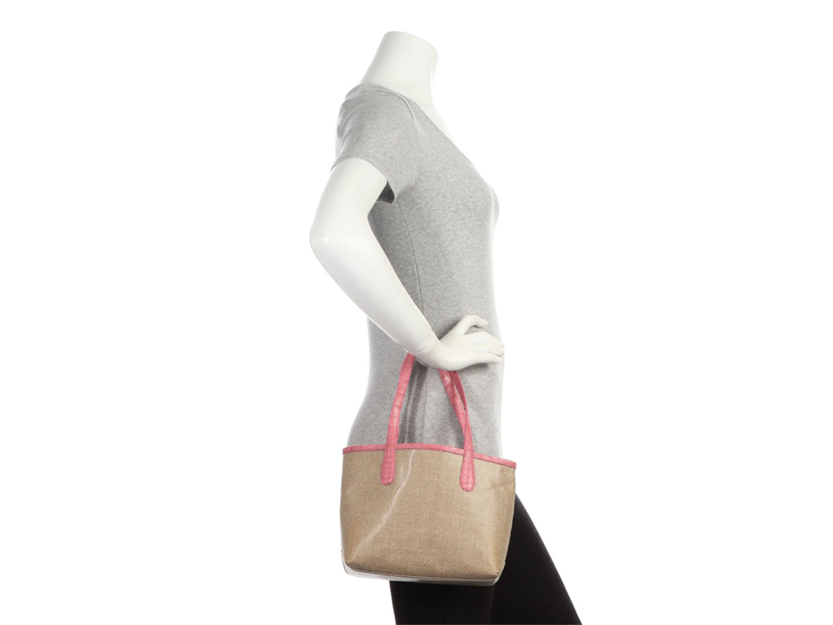 Nancy Gonzalez Crocodile Handle Bag - Neutrals Handle Bags, Handbags -  NAN38353