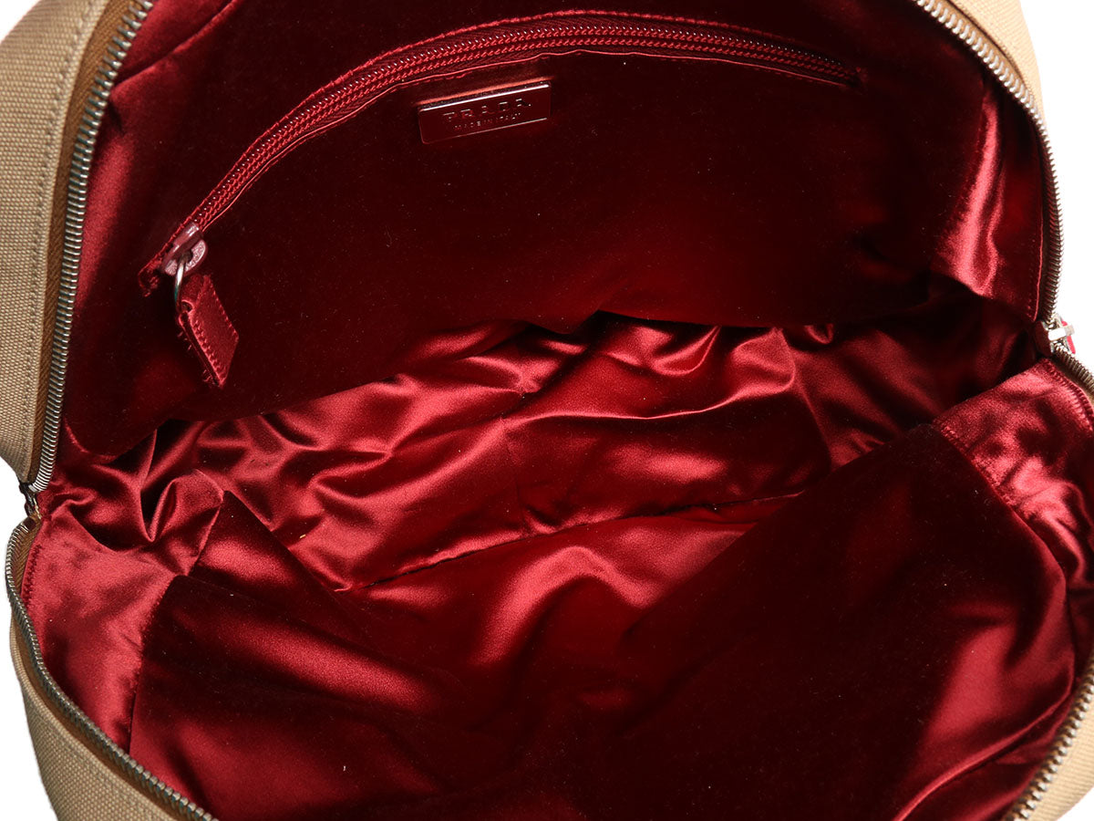 Promenade leather handbag Prada Red in Leather - 28928049
