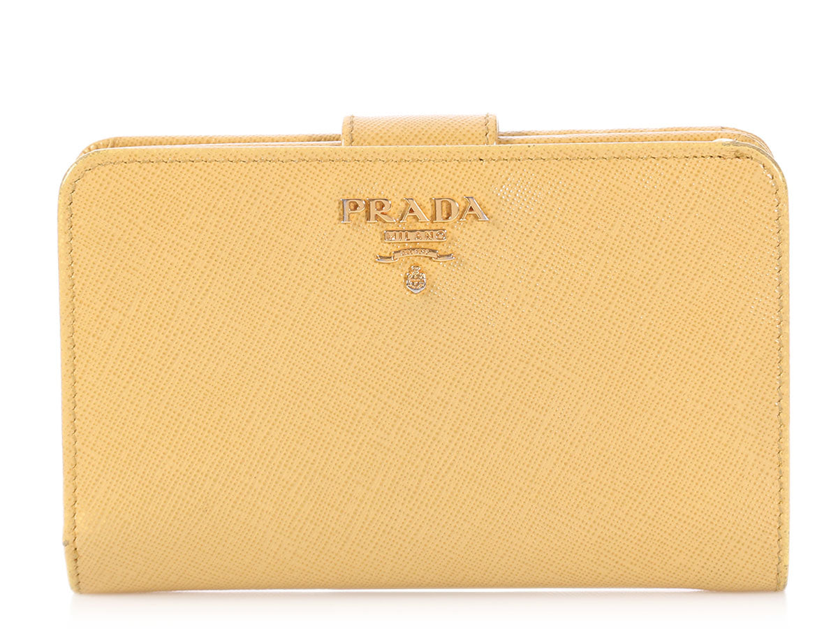 Saffiano Leather Wallet Prada