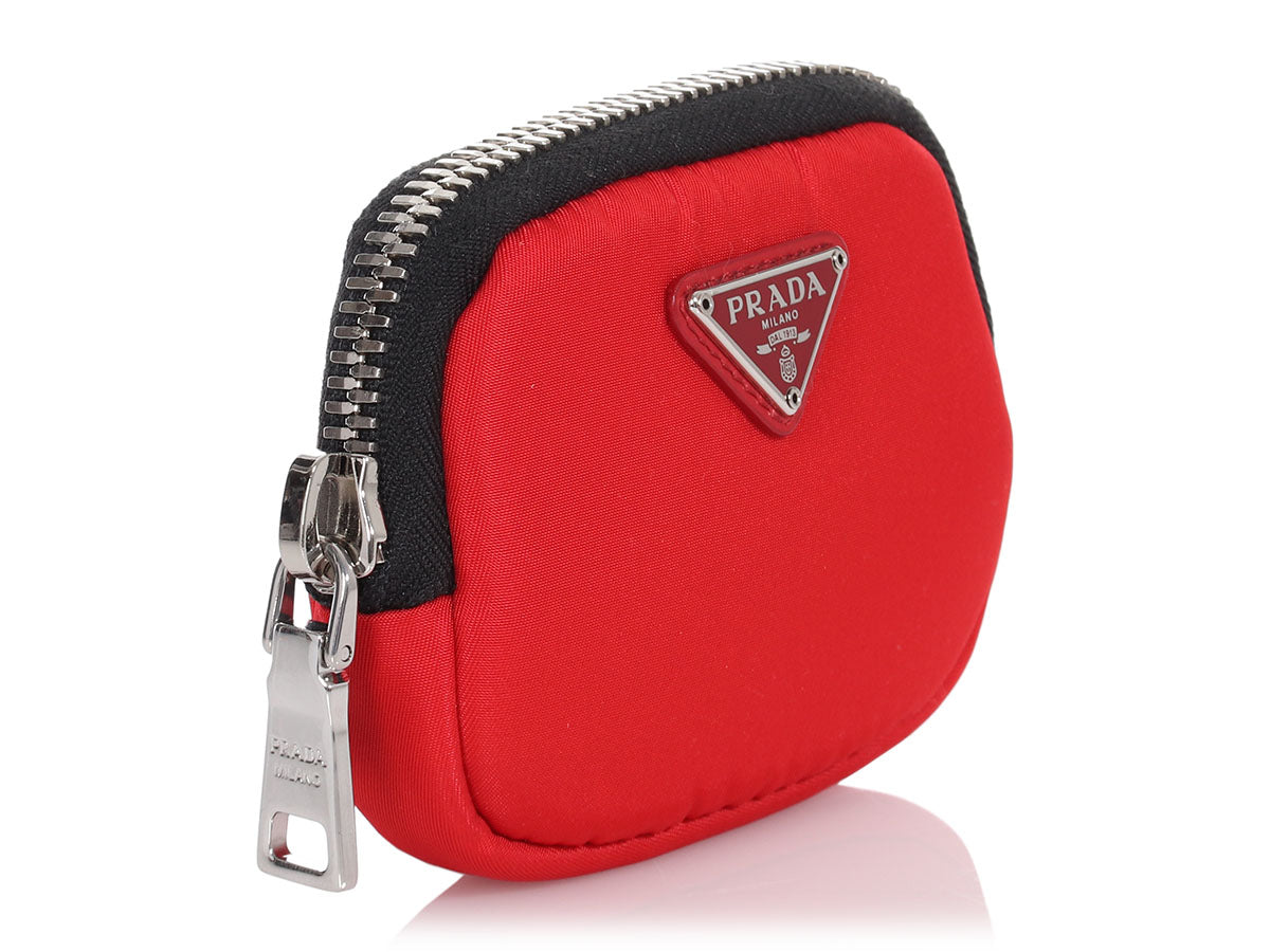 Prada Saffiano Leather Credit Card Holder - Black | Editorialist