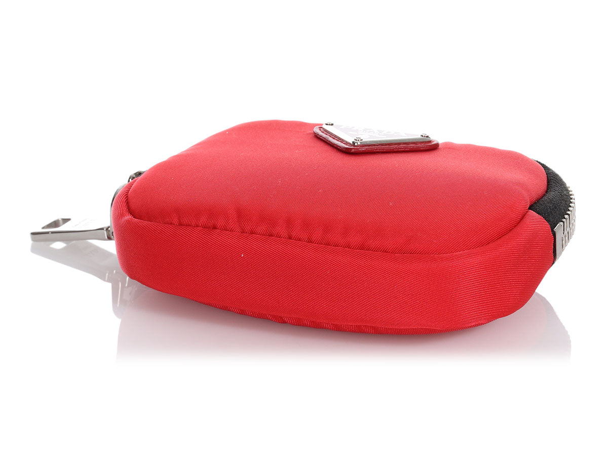 Prada Red Nylon Pouch Bag 58 – LuxuryPromise