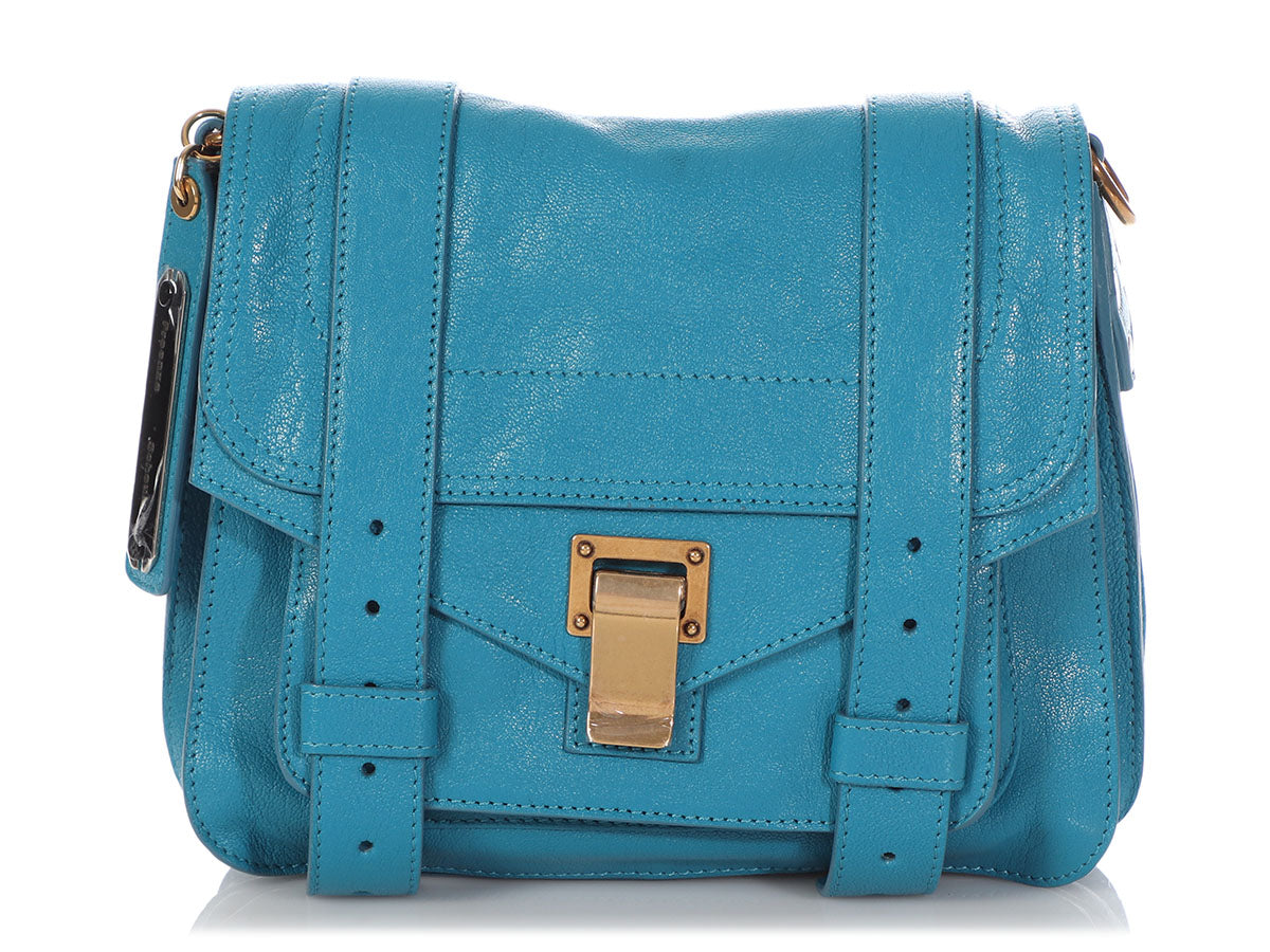 Ps1 leather crossbody bag Proenza Schouler Blue in Leather - 38127366
