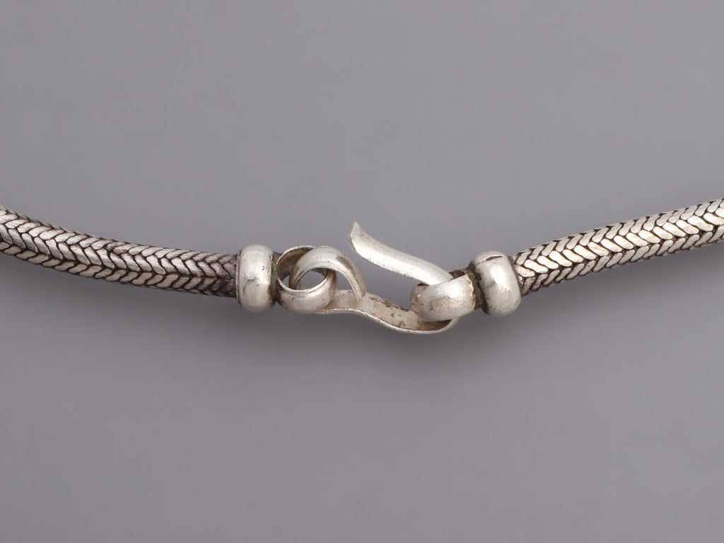 Rebecca Collins Sterling Silver Multistone Pendant Necklace