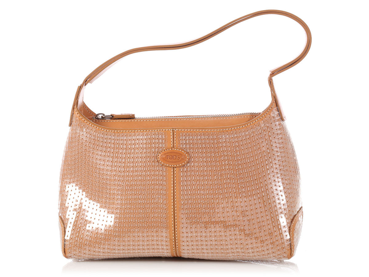 Chanel Clear Gold Leather Trim Evening Shoulder Flap Bag