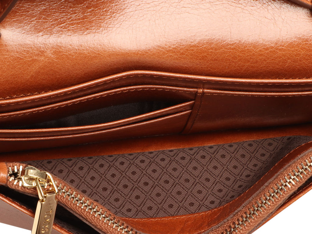 Tod's Mini Tan Antiqued Leather Crossbody/Belt Bag