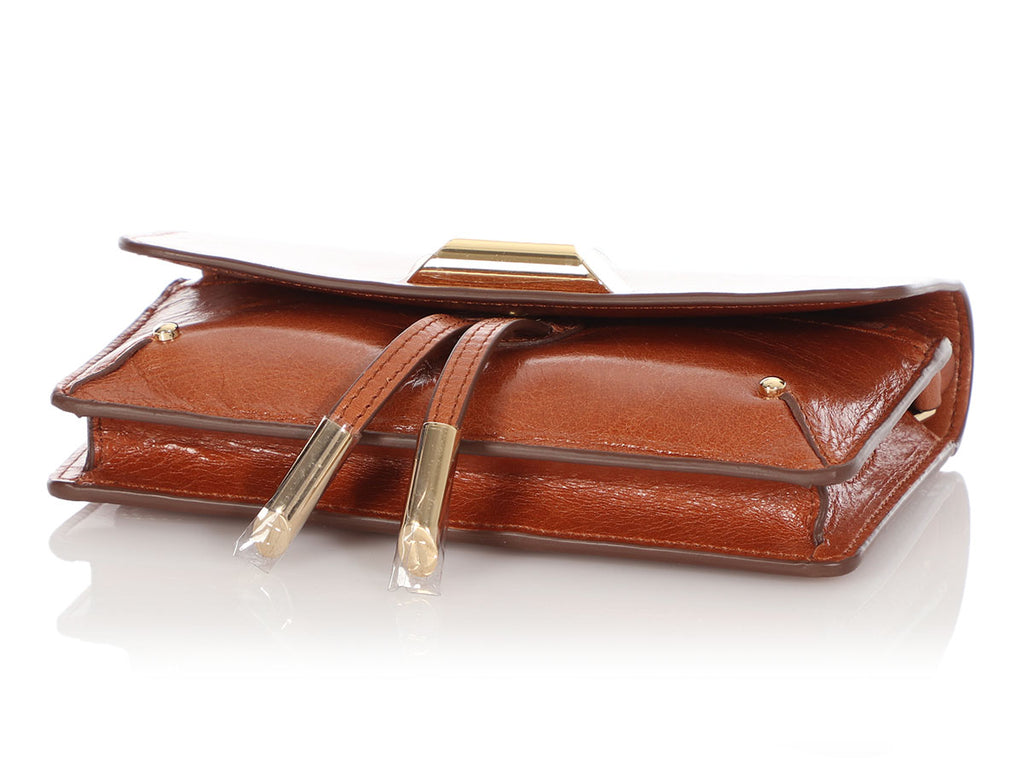 Tod's Mini Tan Antiqued Leather Crossbody/Belt Bag