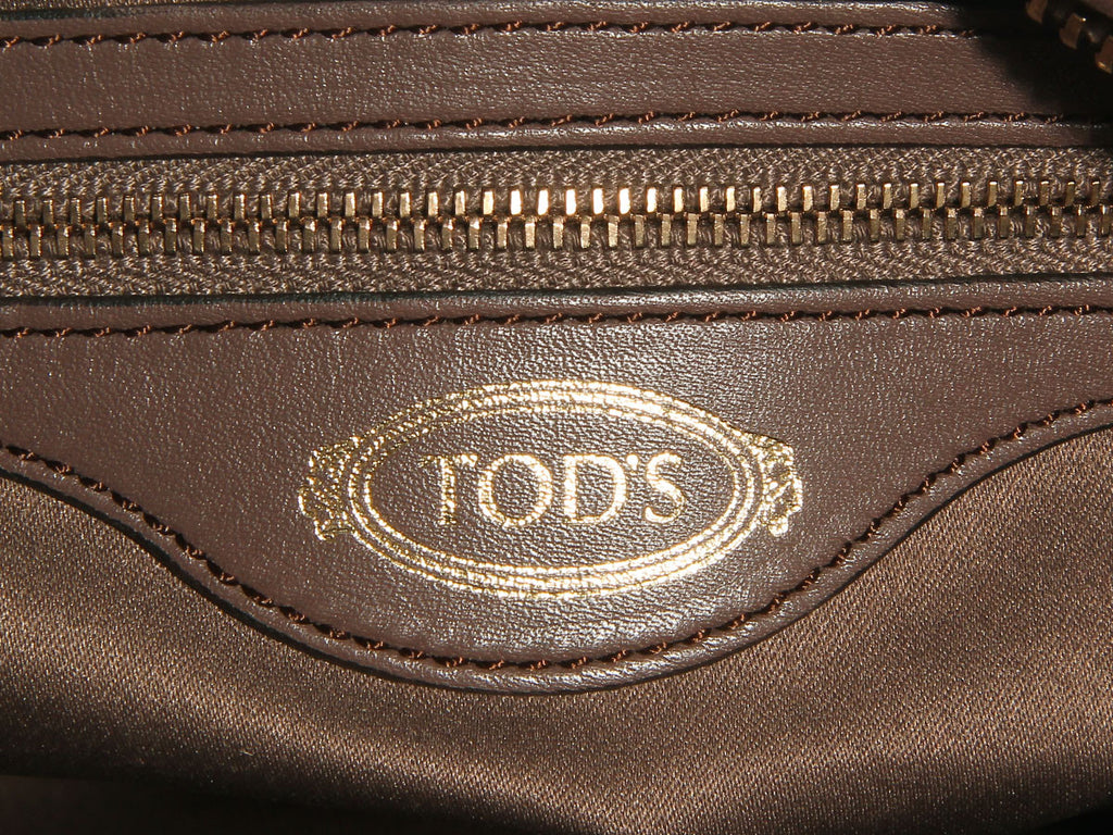 Tod's Taupe Medium Sella Bag