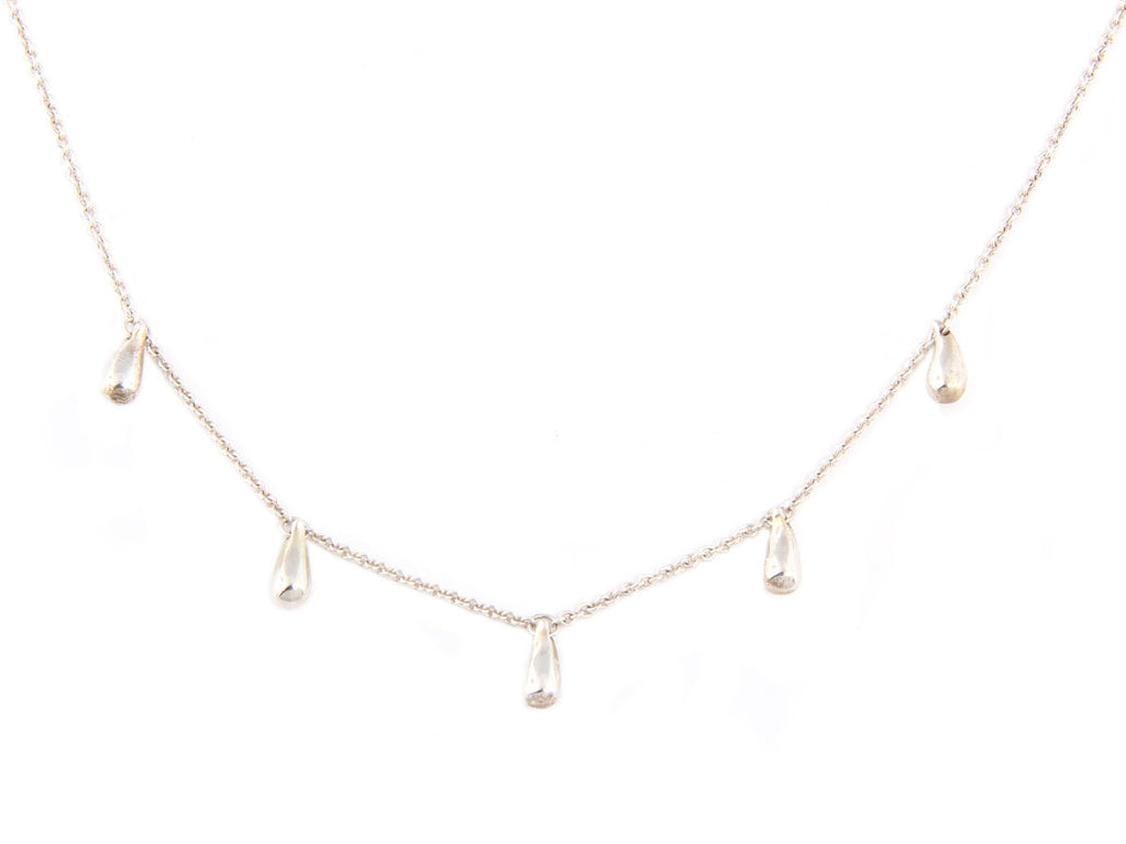 Tiffany & Co. Sterling Tear Drop Necklace