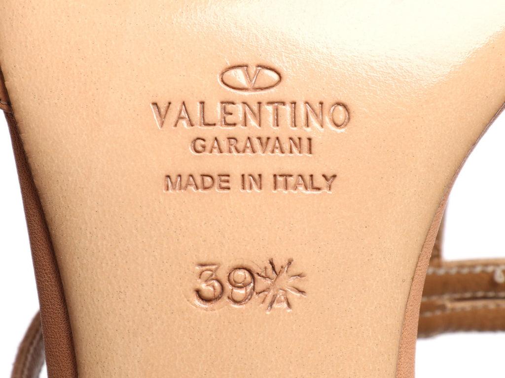 Valentino Beige Strappy Sandals