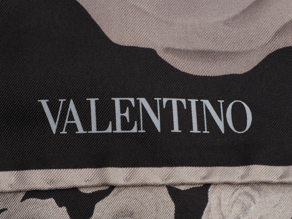 Valentino Roses Silk Scarf 90cm