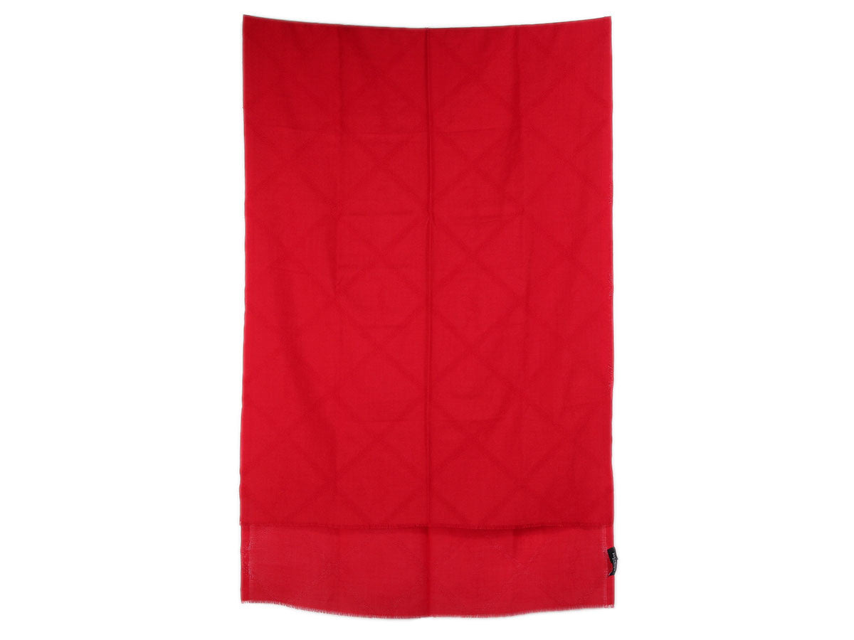 YSL Red Scarf - Ann\'s Fabulous Closeouts