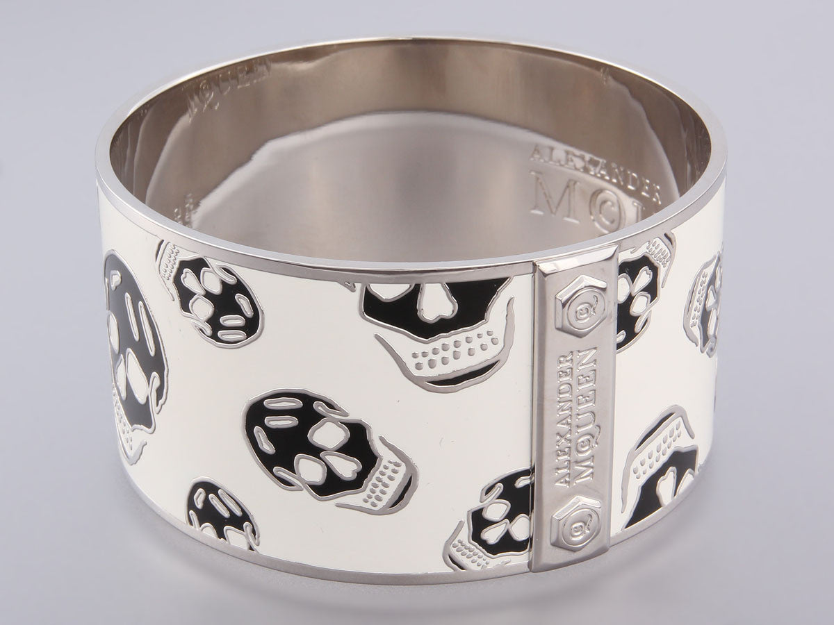 Alexander McQueen Men's Metal Cord Skull Charm Bracelet - Bergdorf Goodman