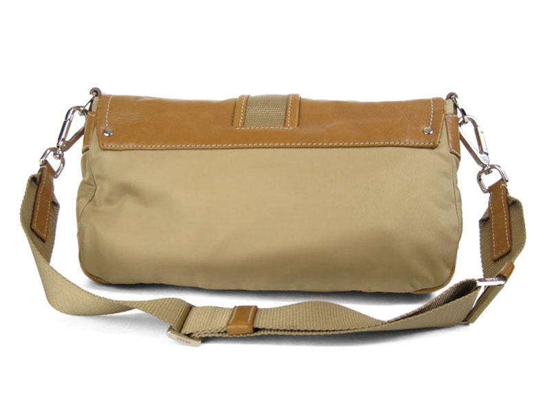 Prada, Bags, Small Prada Brown Leather Shoulder Bag