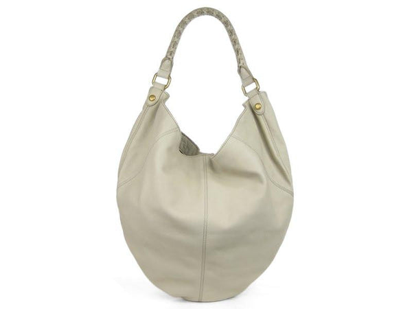Linea Pelle Ivory Corset Bag