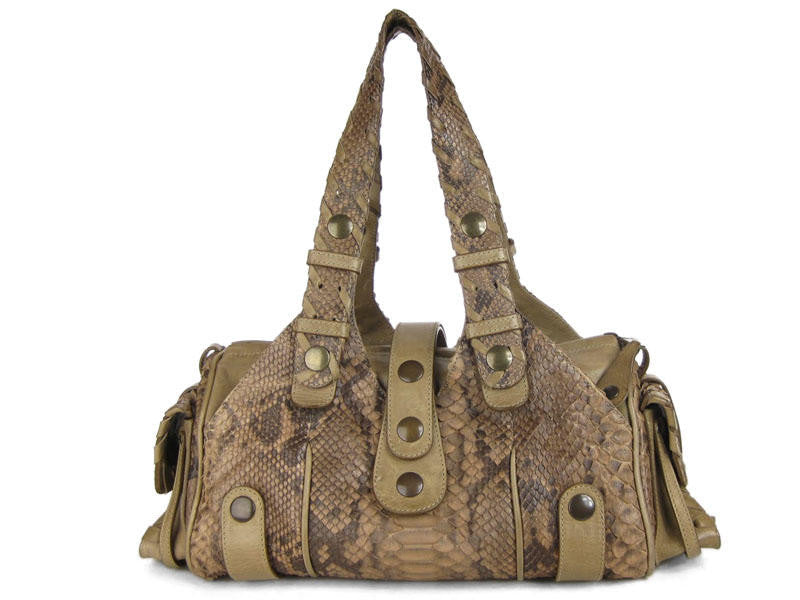 Fendi Sunshine Stitch Detailing Tote Bag In Brown