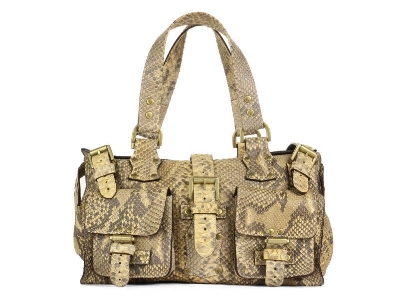 Mulberry Natural Python Roxanne