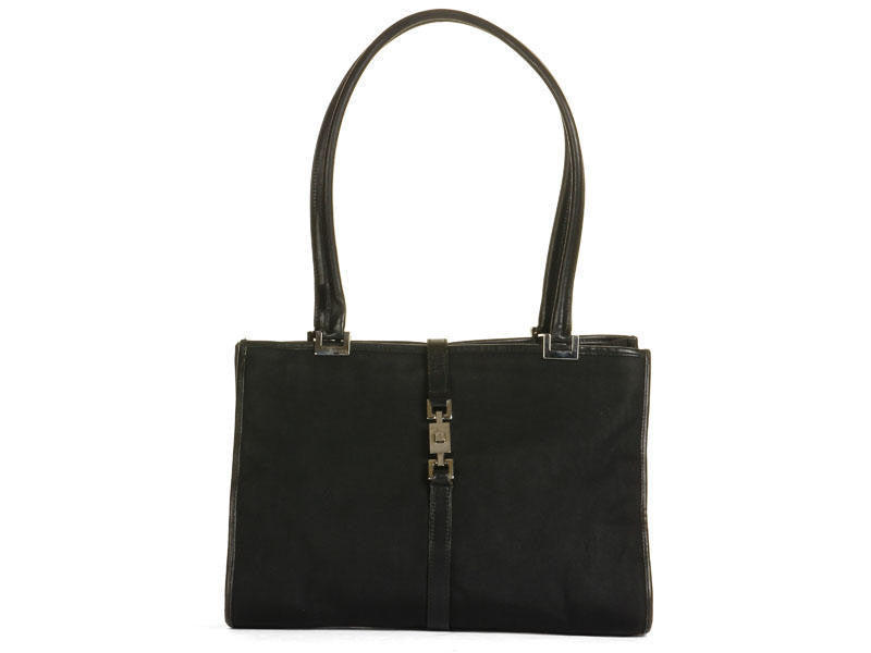 black leather chanel handbag authentic