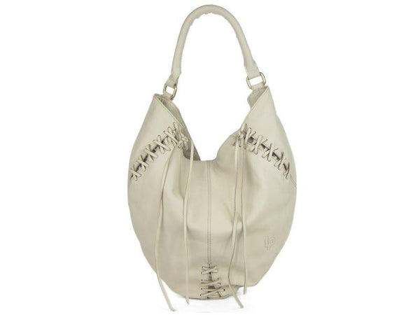 Linea Pelle Ivory Corset Bag - Ann's Fabulous Closeouts