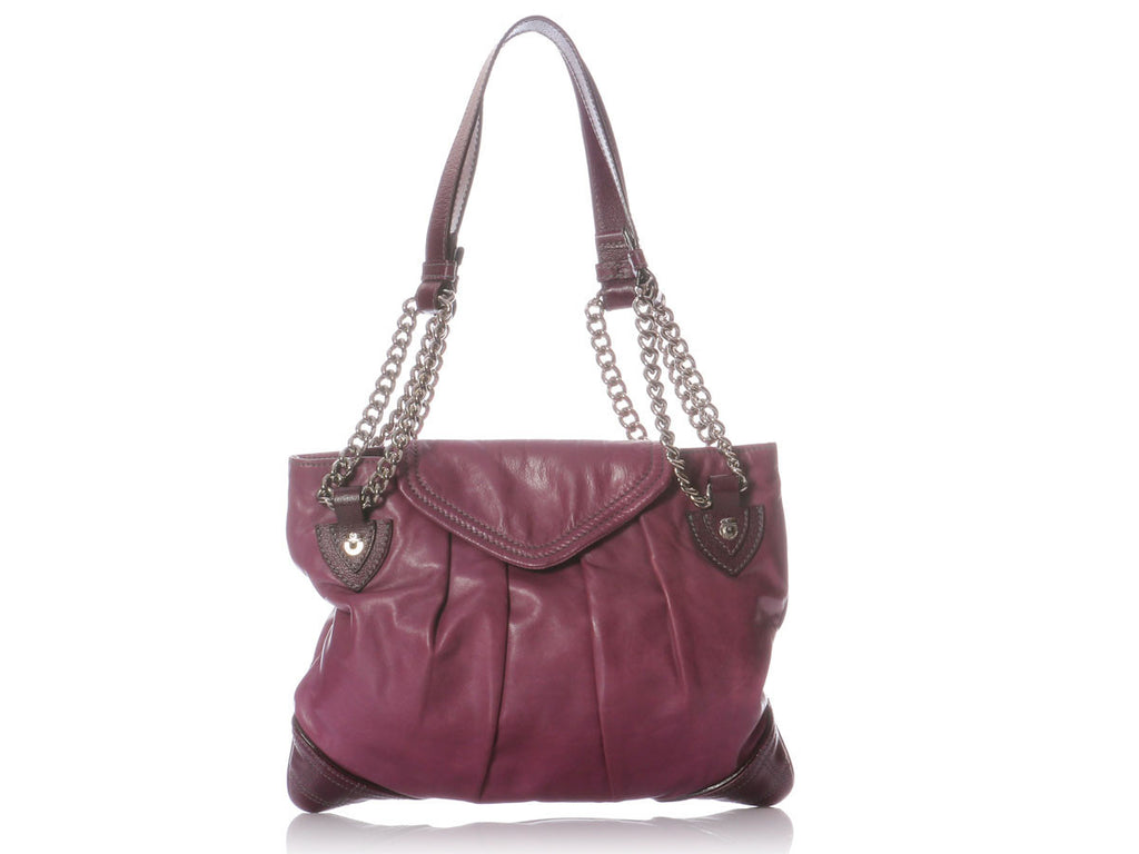Marc Jacobs Purple Pleated Bag