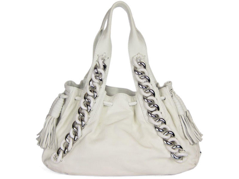 Michael Kors Sloan Chain Small Shoulder Bag, Silver Tone Black NWT New with  Tags | eBay