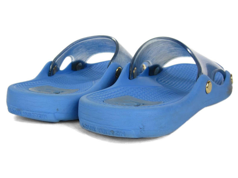 $580 LOUIS VUITTONS SHOES SPA Sandals SZ 7 Jelly Slides Beach