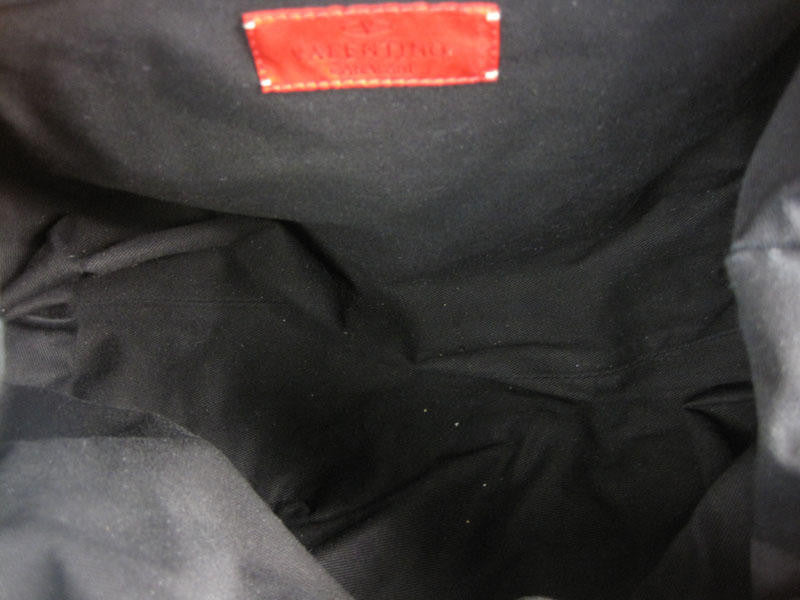 Valentino Black Pleated Knot Bag