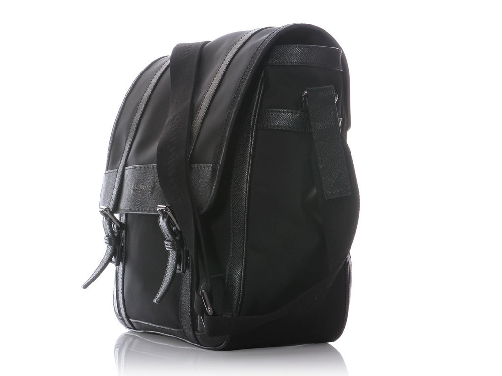 Burberry Black Nylon Messenger Bag