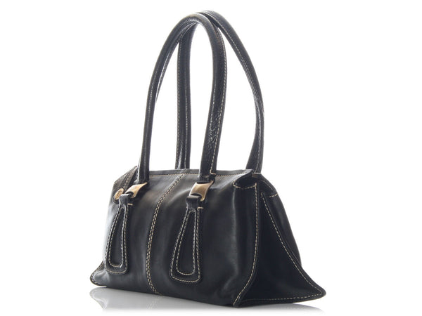 Tod's Small Black Leather Bag