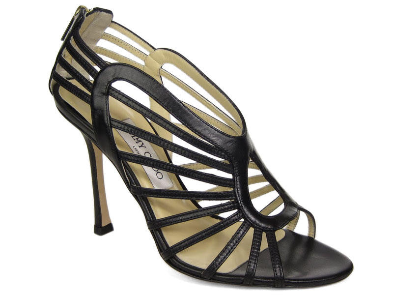 Jimmy Choo Sacora 85 Black Suede and Lace Peep Toe Sandals Size EU 38 – The  Global Collective Co.